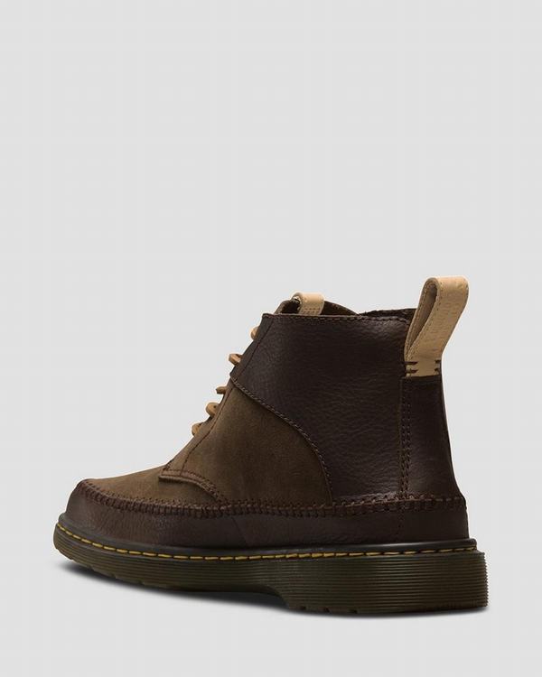 Dr Martens Pánské Chukka Boty Flloyd Tmavě Hnědé, CZ-852473